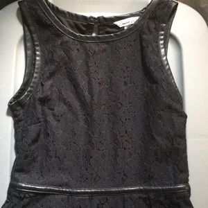 NWOT Speechless dress with faux leather trim